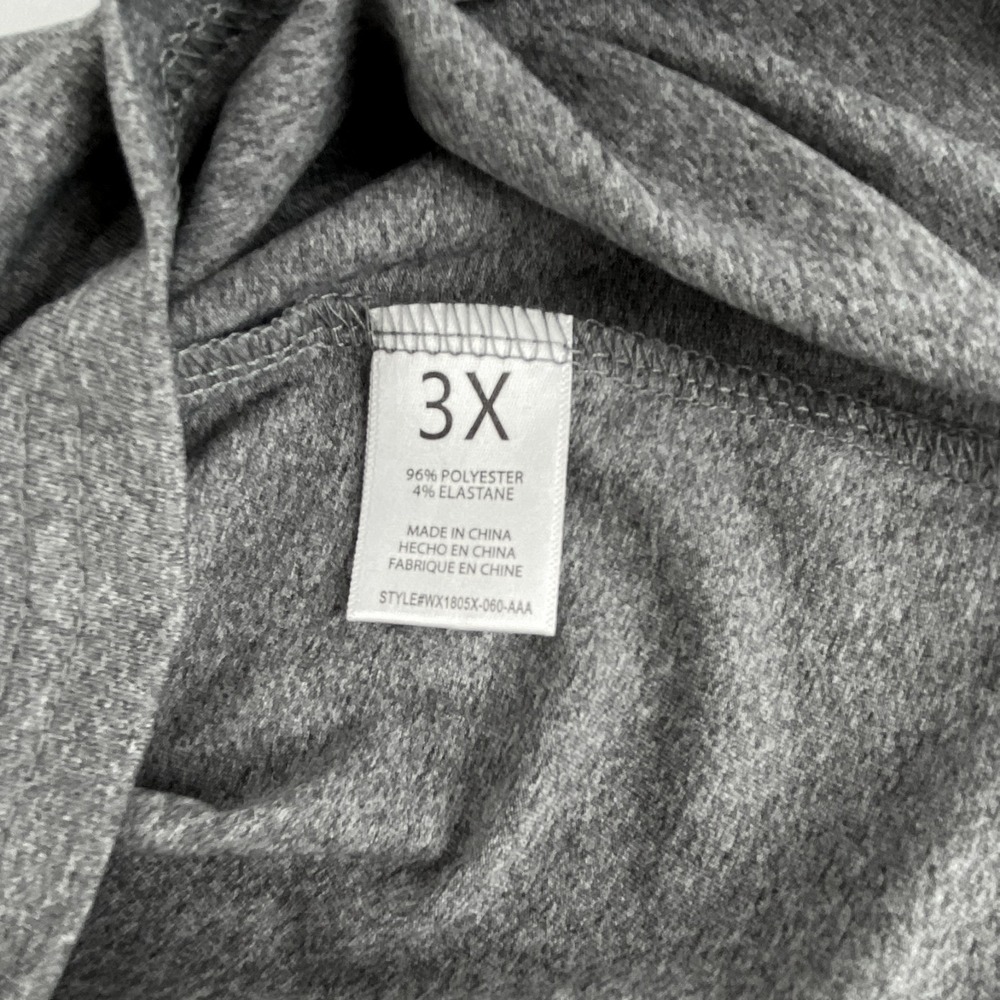 Aeropostale Sport Shirt Women's 3X Gray Stretch Sportswear Active Athletic Top - Picture 7 of 8